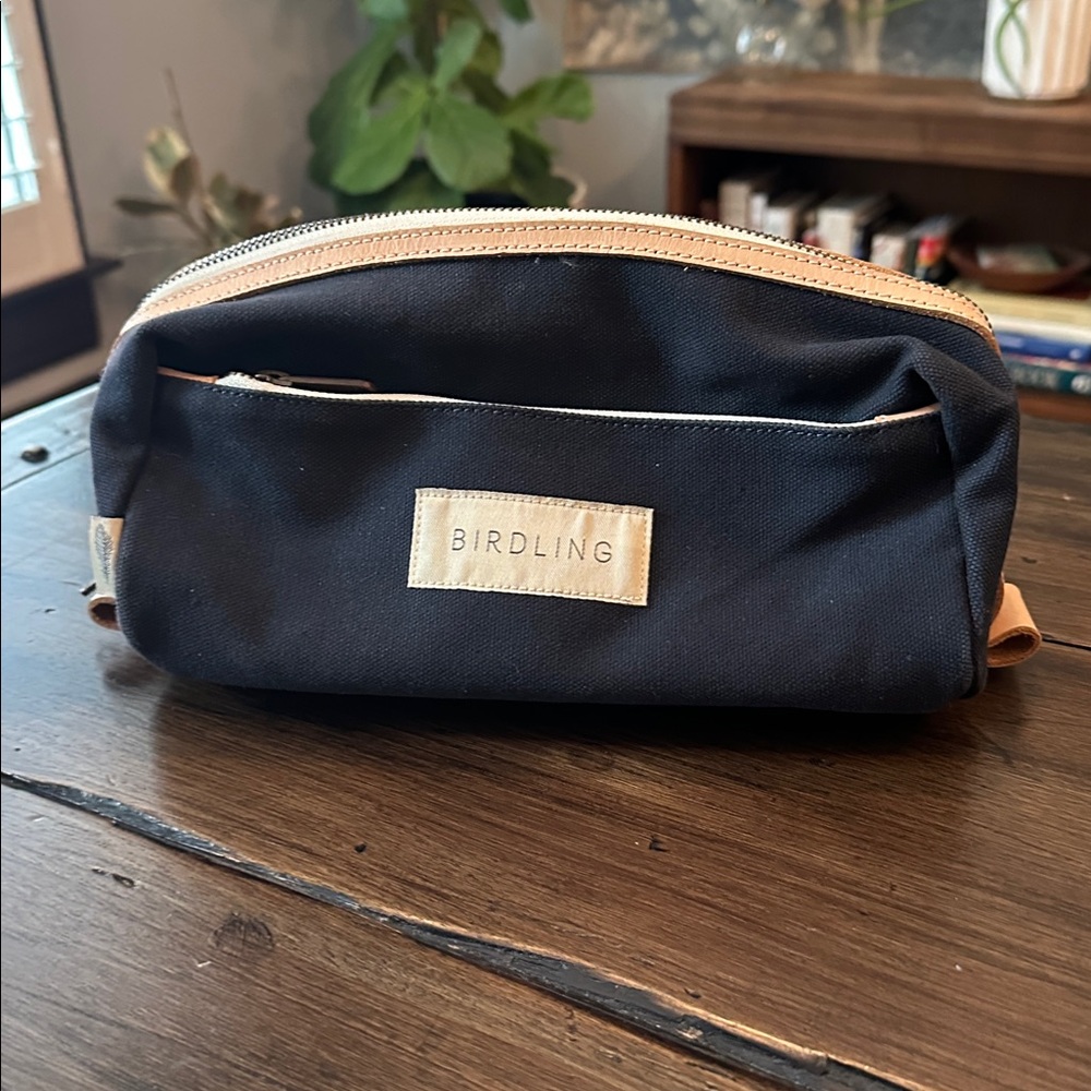 Birdling Dopp Kit Travel Bag - Blue & Pink